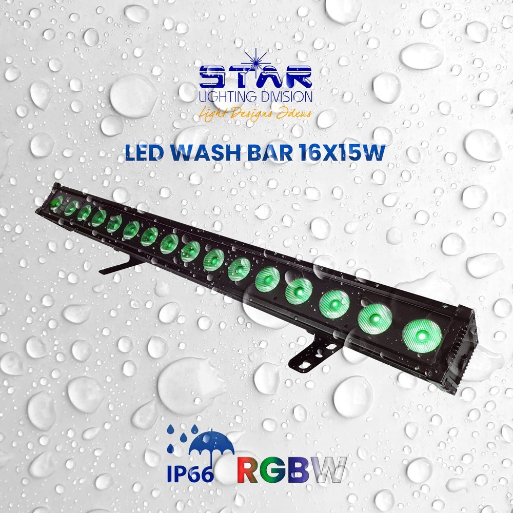 LED Wash Bar 16x15W - RGBW